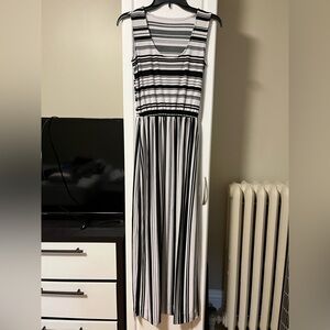 Striped maxi dress